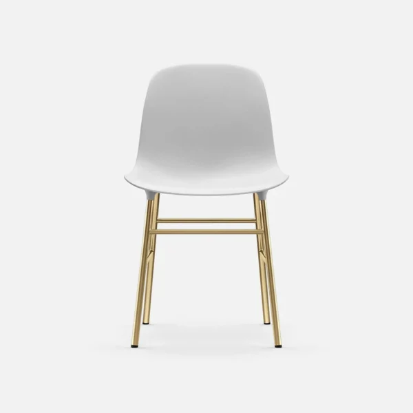 Silla Glozin II Form con Base de Latón